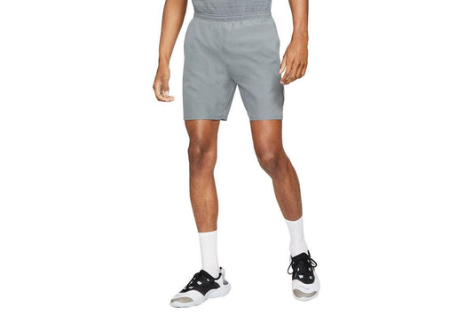 Nike Men's Dri-Fit Run Shorts Brief-Lined (Smoke Grey/Lt Smoke Grey/Reflective Silver, Size XL)