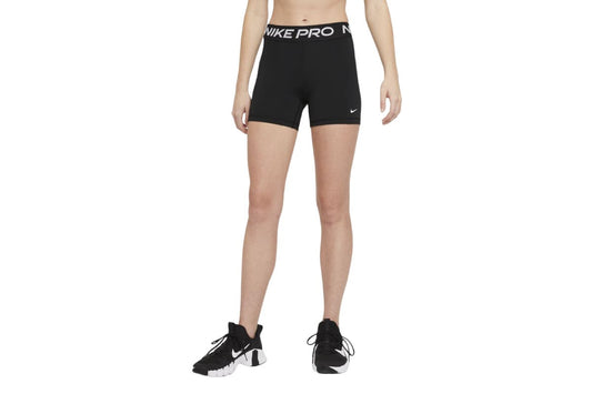 Nike Women's Pro 365 5 Inch Shorts (Black/White, Size XL)