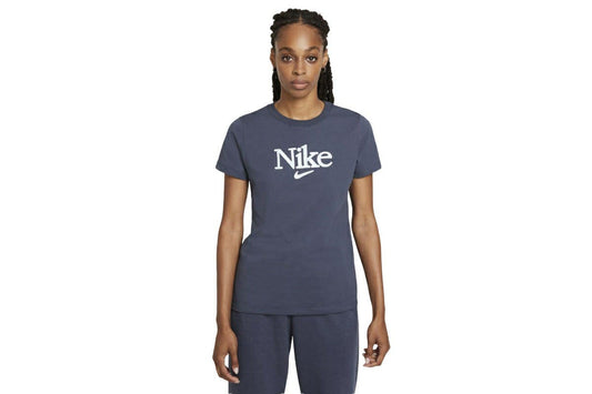 Nike Women's Nike Sportswear Femme Tee (Thunder Blue, Size XL)