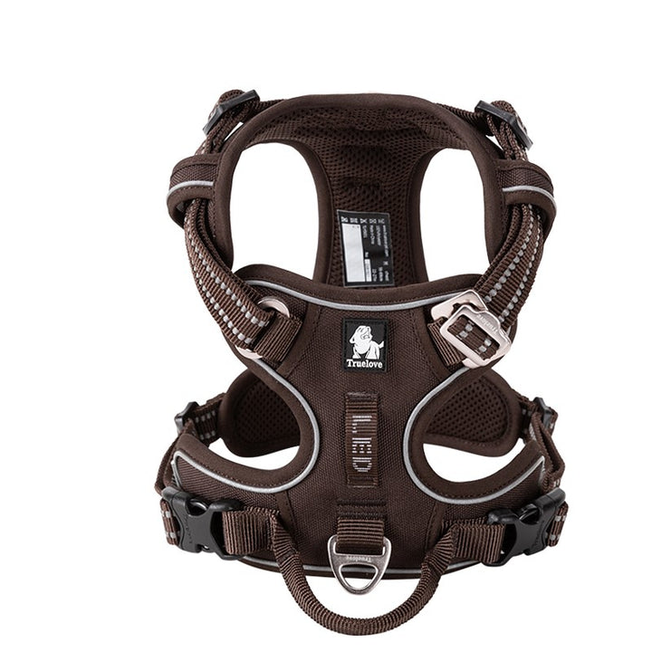 No Pull Harness Brown S | Auzzi Store