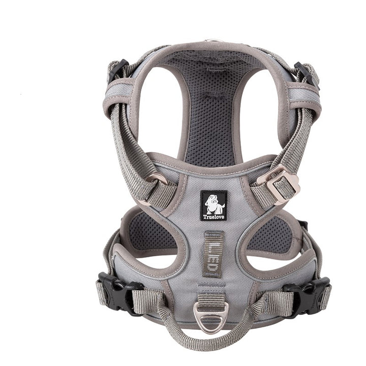 No Pull Harness Grey L | Auzzi Store