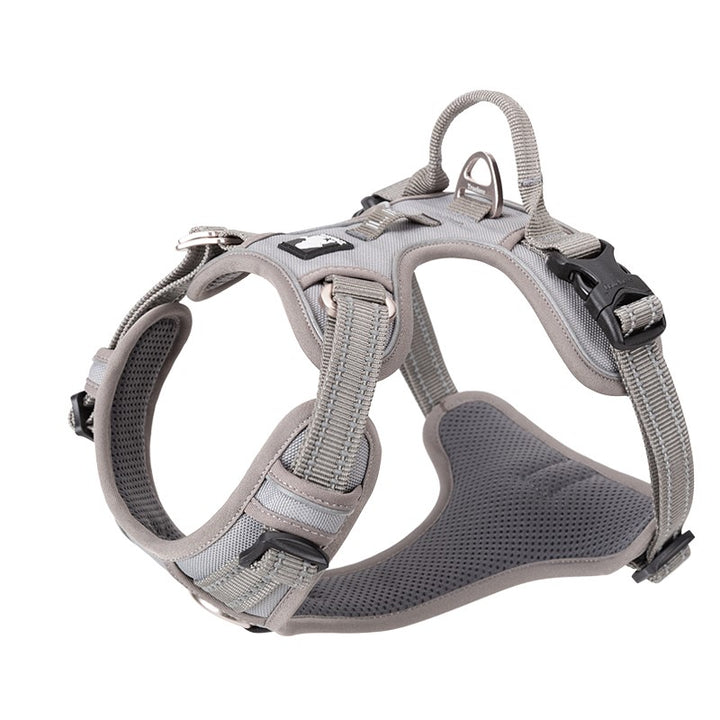 No Pull Harness Grey L | Auzzi Store