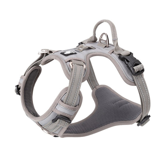 No Pull Harness Grey M | Auzzi Store