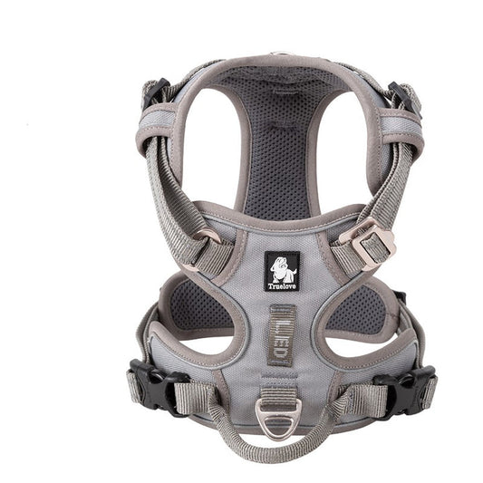 No Pull Harness Grey M | Auzzi Store