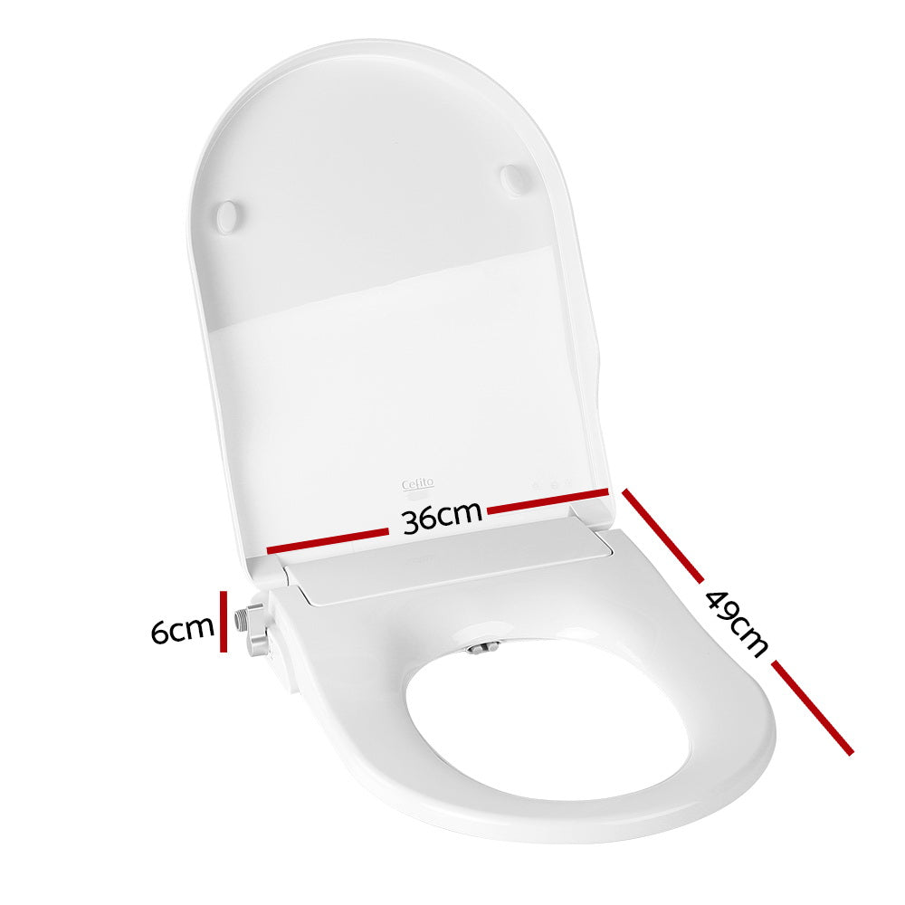 Non Electric Bidet Toilet Seat Bathroom - White | Auzzi Store