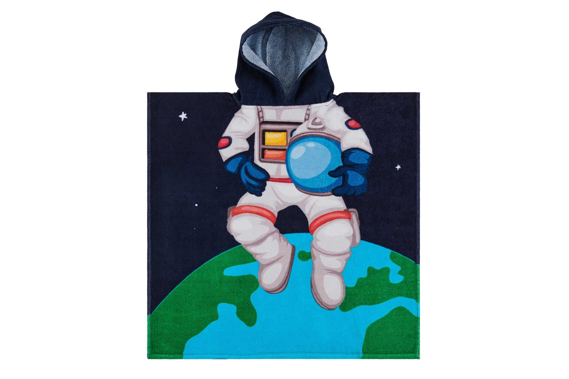 Ovela Astronauts Hooded Kids Beach Towel