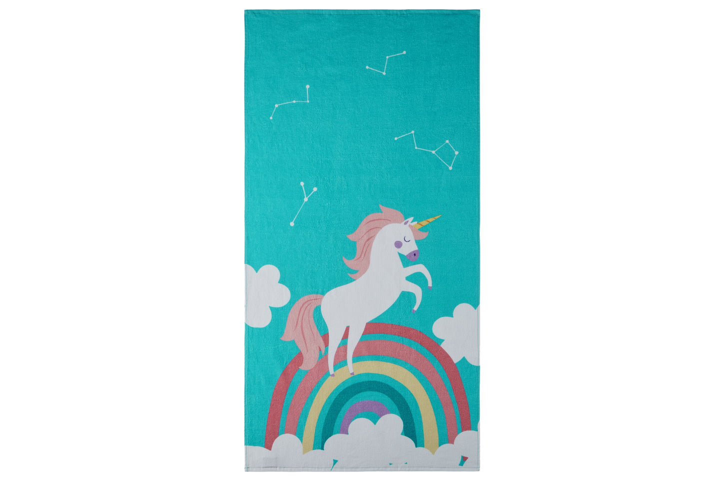 Ovela Rainbow Unicorn Kids Beach Towel