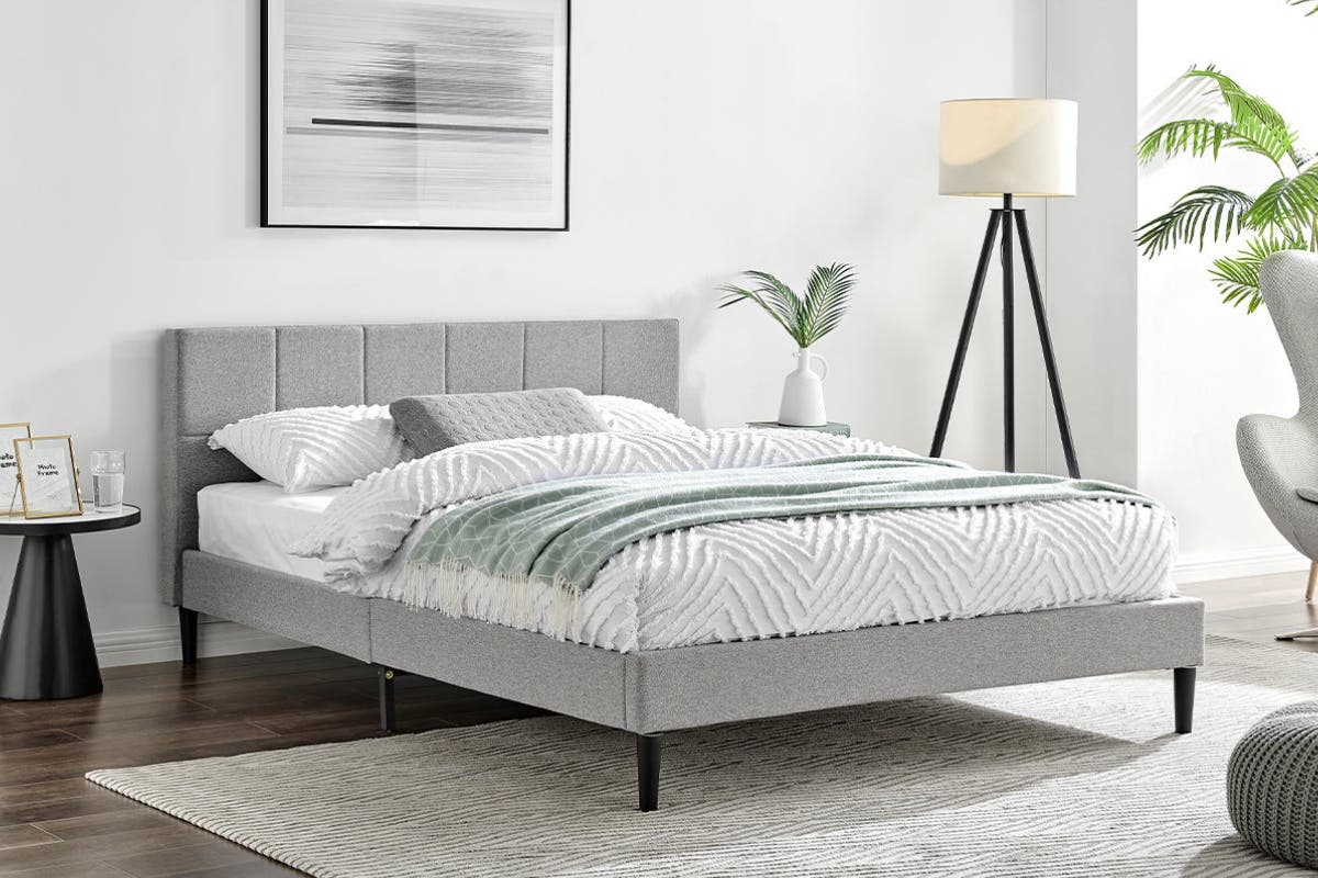 Ovela Theodore Bed Frame (Grey)