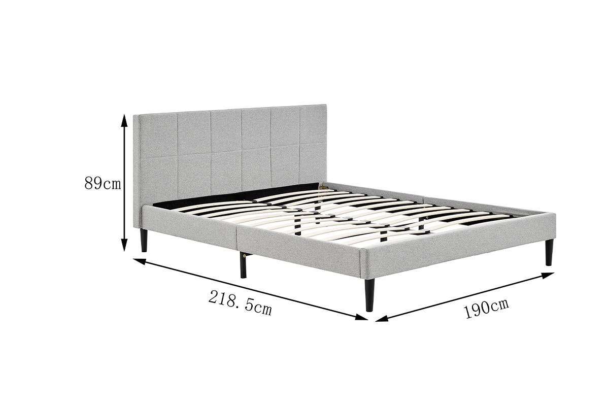 Ovela Theodore Bed Frame (Grey)