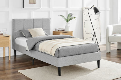 Ovela Theodore Bed Frame (Grey, Single)