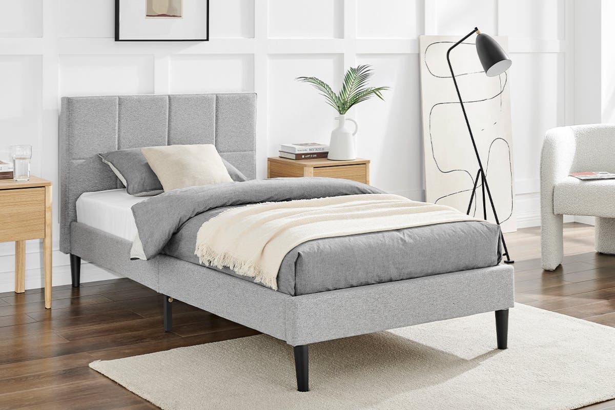 Ovela Theodore Bed Frame (Grey)