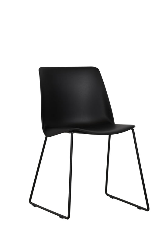 Ovela Set of 2 Timothy Dining Chairs (Black)
