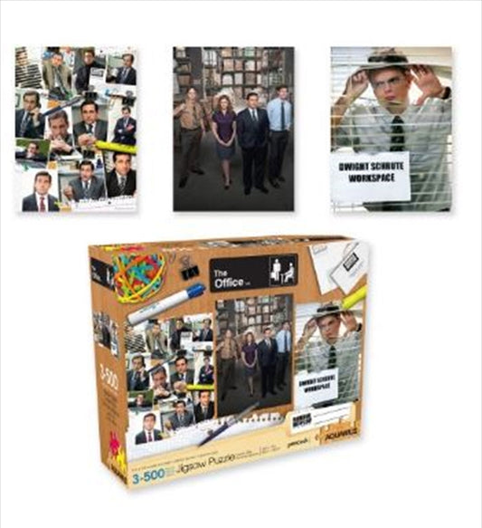 Office 500pc x 3 Puzzle Set | Auzzi Store