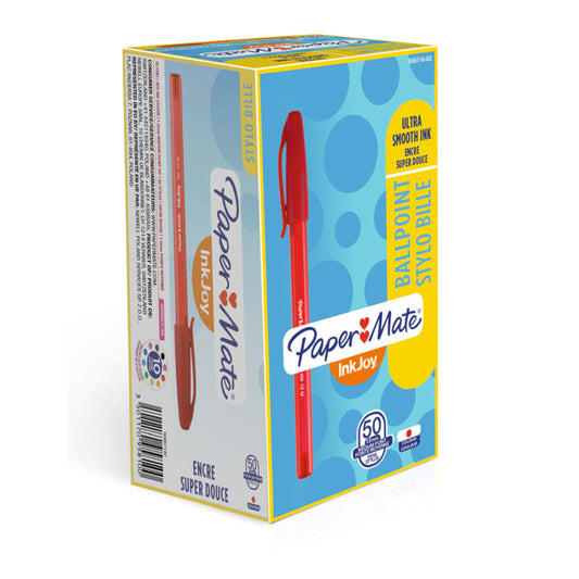PAPER MATE InkJoy Ball Pen 100ST Red Box of 50 | Auzzi Store