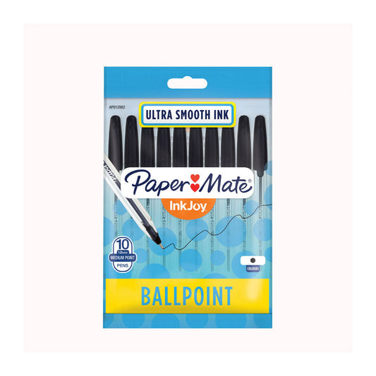 PAPER MATE Inkjoy100ST Ball Pen BlackPack 10 Box of 12 | Auzzi Store