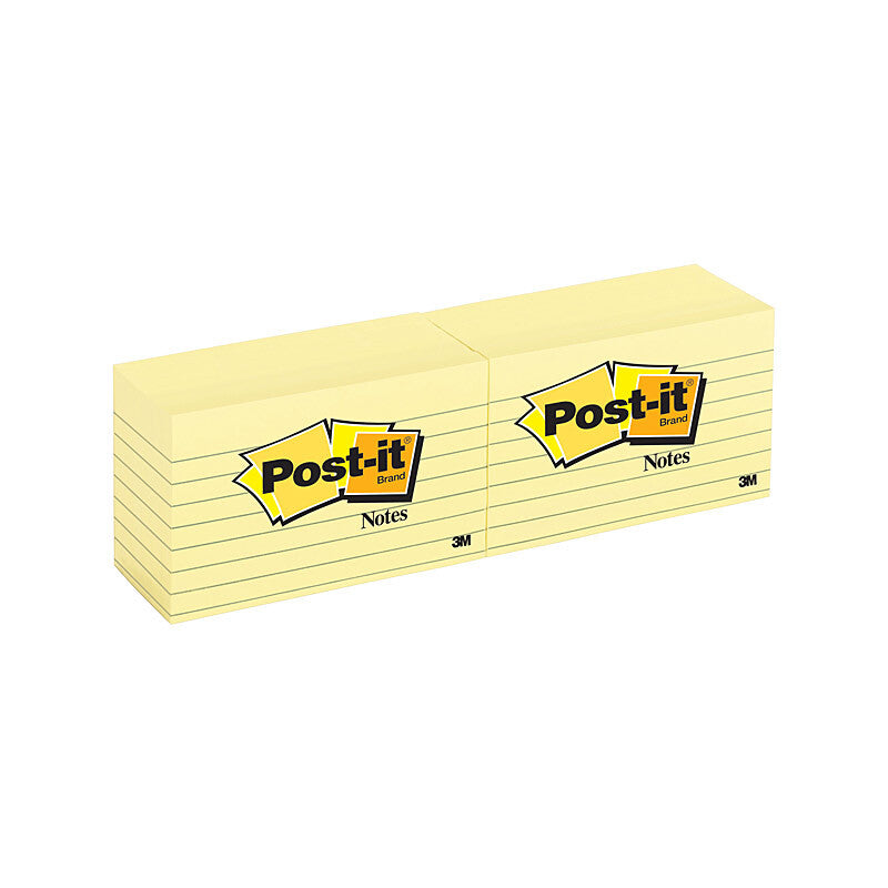 POST-IT 635 Ylw Lined 73X123 Bx12 | Auzzi Store