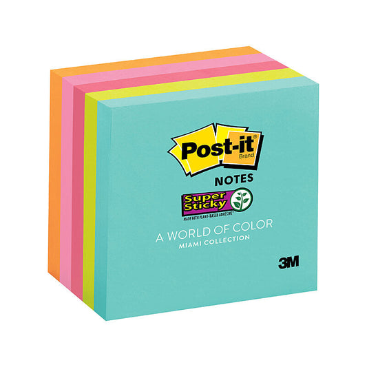 POST-IT 654-5SSMIA Miami 75X75 Pack of 5 | Auzzi Store