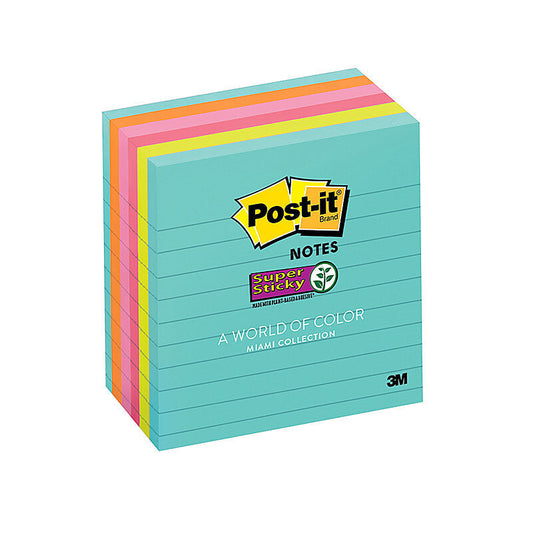 POST-IT Note 675-6SSMIA Miami Pack of 6 | Auzzi Store