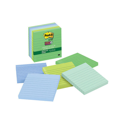 POST-IT Super Sticky 675-6SST Bora 98X98 Pack of 6 | Auzzi Store