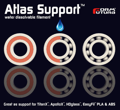 PVA Support Filament Atlas Support 2.85mm Natural 300 gram 3D Printer Filament | Auzzi Store