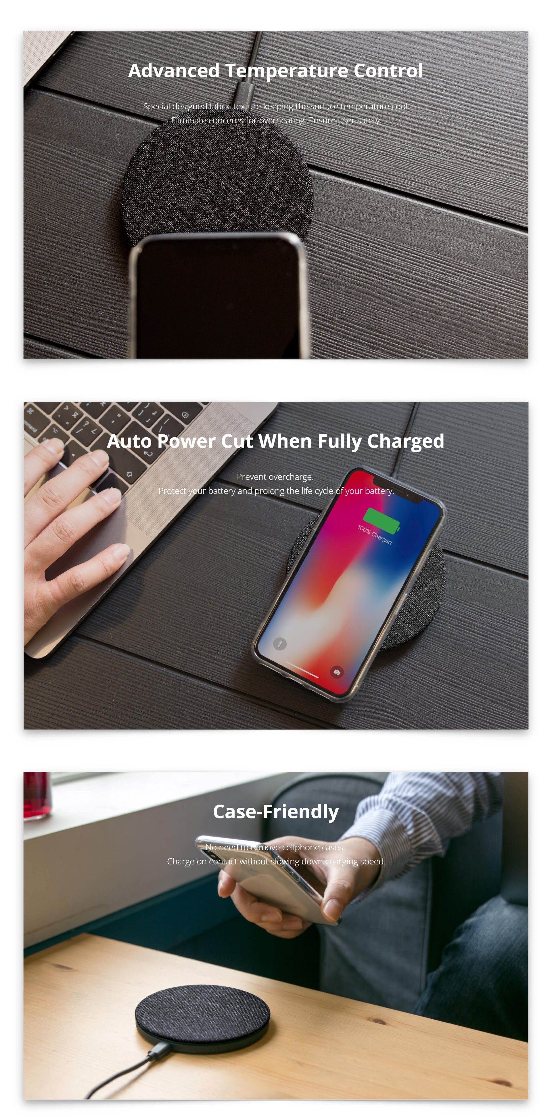 Photofast AirCharge Qi Compatible 10W Fast Charge (SKU:AC8000) | Auzzi Store