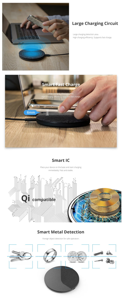 Photofast AirCharge Qi Compatible 10W Fast Charge (SKU:AC8000) | Auzzi Store