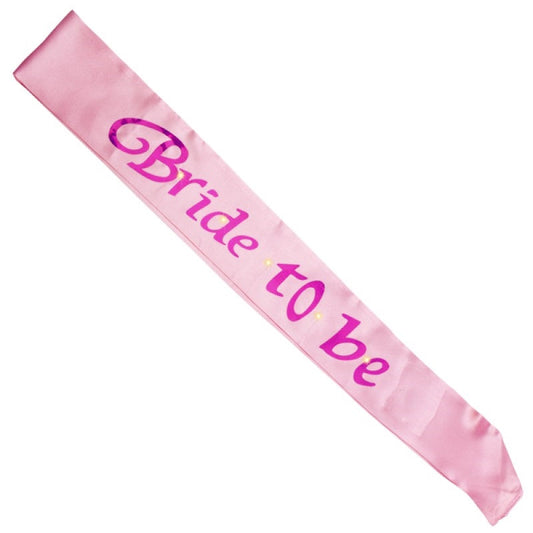 Pink Bride To Be Flashing Sash | Auzzi Store