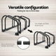 Weisshorn 3 Bike Stand Rack Bicycle Storage Floor Parking Holder Cycling Black – view 4
