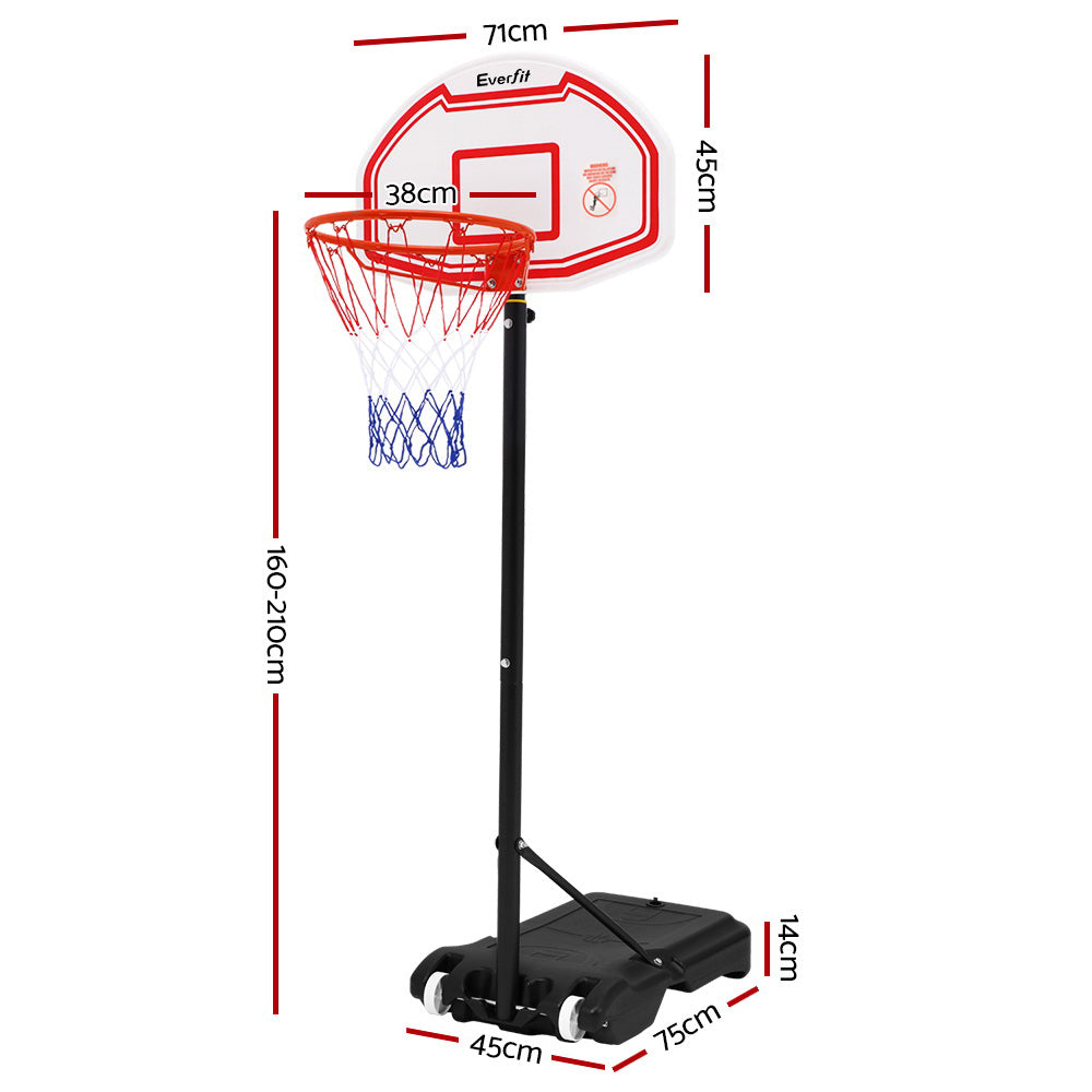 Pro Portable Basketball Stand System Hoop Height Adjustable Net Ring | Auzzi Store