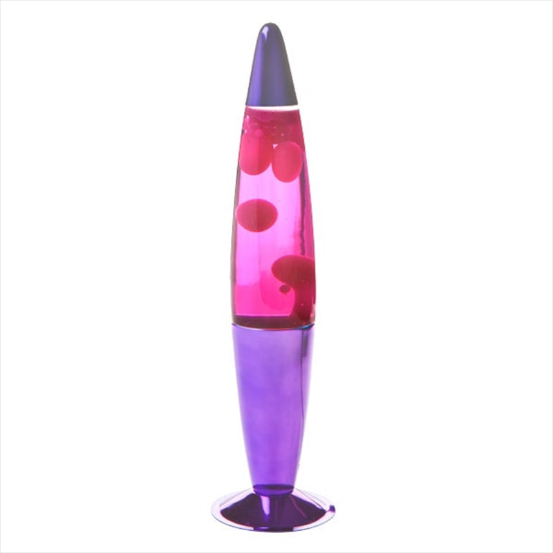 Purple/Pink Metallic Peace Lava Lamp | Auzzi Store