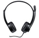 RAPOO H100 Wired Stereo Headsets - HD Voice Rotary Microphone Volume Adjustment 3.5mm | Auzzi Store