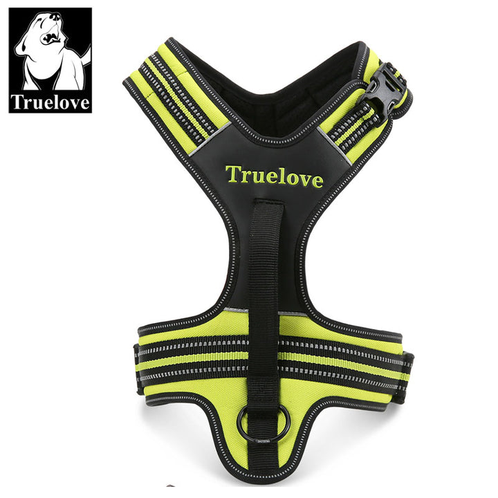 Reflective Heavy Duty Harness Neon Yellow M | Auzzi Store