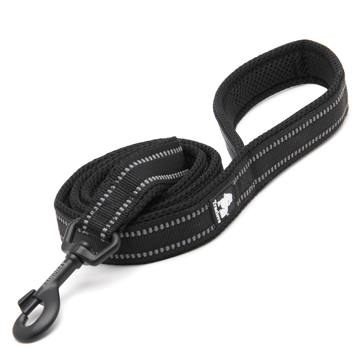 Reflective Pet Leash 2 meters Black XS | Auzzi Store