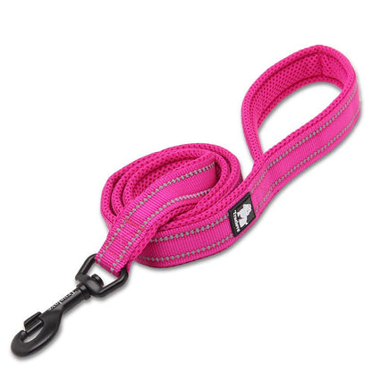 Reflective Pet Leash 2 meters Pink L | Auzzi Store