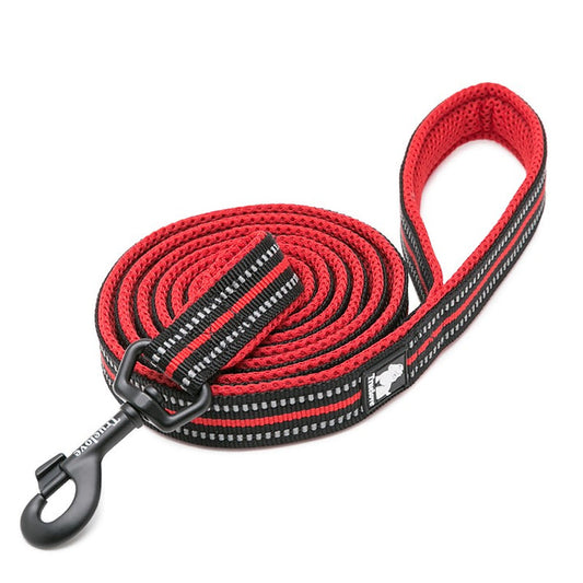 Reflective Pet Leash 2 meters Red XS | Auzzi Store