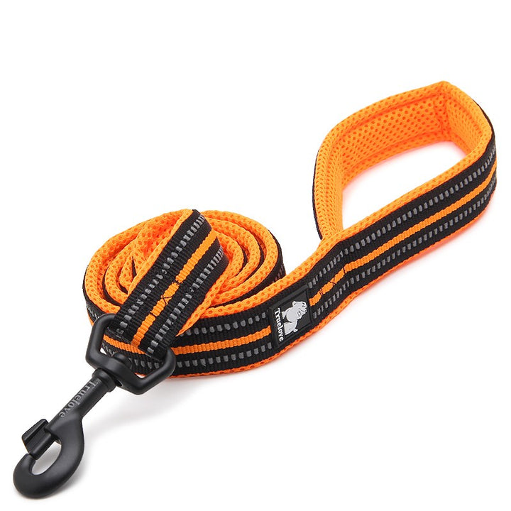 Reflective Pet Leash 2 meters orange XS | Auzzi Store