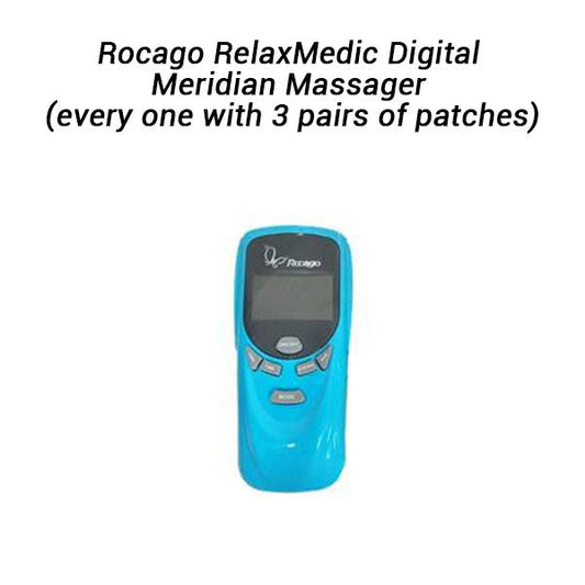 Rocago RelaxMedic Digital Meridian Massager (every one with 3 pairs of patches) | Auzzi Store