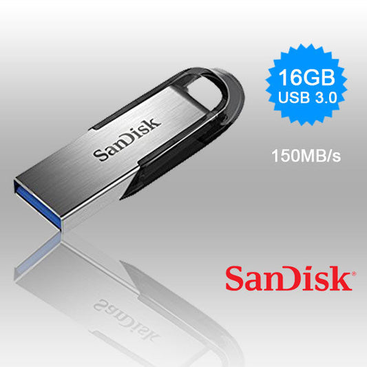 SANDISK 16GB CZ73 ULTRA FLAIR USB 3.0 FLASH DRIVE upto 150MB/s | Auzzi Store