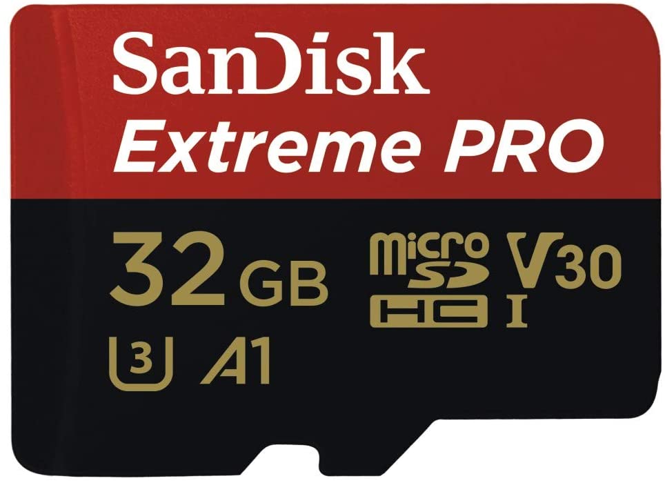 SANDISK 32GB SanDisk Extreme Pro microSDHC SQXCG V30 U3 C10 A1 UHS-1 100MB/s R 90MB/s W 4x6 SD Adaptor Android Smartphone Action Camera Drones | Auzzi Store