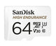 SANDISK 64GB High Endurance micro SDXC V30 u3 C10 UHS-1 100MB/s R 40MB/s W SD Adaptor Android Smartphone Action Camera Drones | Auzzi Store