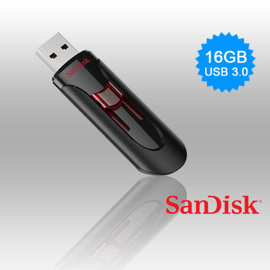 SANDISK SDCZ600-016G 16GB CZ600 CRUZER GLIDE USB 3.0 VERSION | Auzzi Store