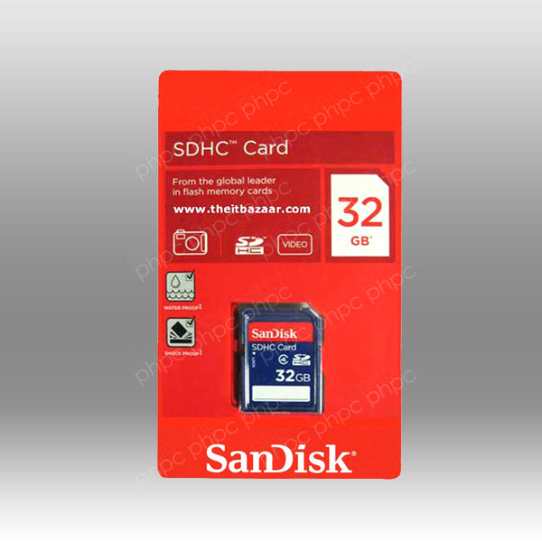 SANDISK SDHC SDB 32GB CLASS 4 | Auzzi Store