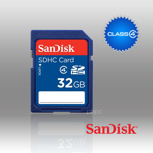 SANDISK SDHC SDB 32GB CLASS 4 | Auzzi Store