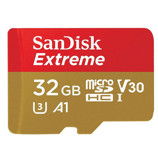 SANDISK SDSQXAF-032G-GN6MN 32GB MICRO SDHC EXTREME A1 V30, UHS-I/ U3, 100MB/s ,NO  SD ADAPTER | Auzzi Store