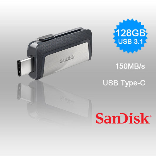 SANDISK ULTRA 128GB SDDDC2-128G Dual USB Drive Type-C 3.1 | Auzzi Store