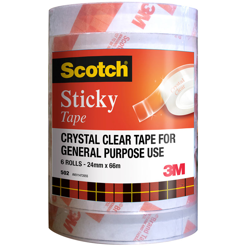 SCOTCH Sticky Tape 502 24mm Twr6 | Auzzi Store