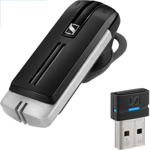 SENNHEISER Premium Bluetooth UC Headset for Mobile and Office applications on Lync. Includes BTD 800 dongle for joint pairing to mobile plus Lync 25 m | Auzzi Store