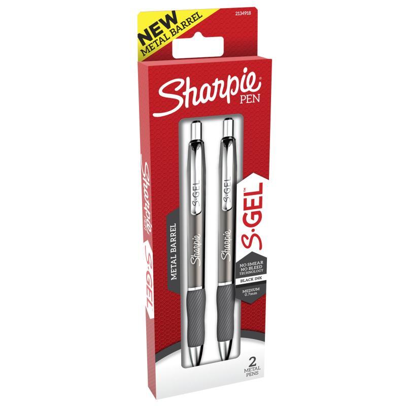 SHARPIE S-Gel Gunmetal Black Pack2 Box of 6 | Auzzi Store