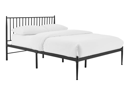 Shangri-La Dallas Bed Frame (Black, Single)