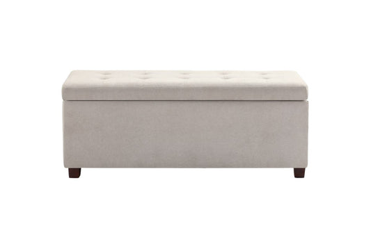 Shangri-La Storage Ottoman (Beige)